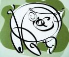 Свинья, знаком Свиньи, год Свиньи в китайской астрологии. Последний из двенадцати животных китайского зодиака